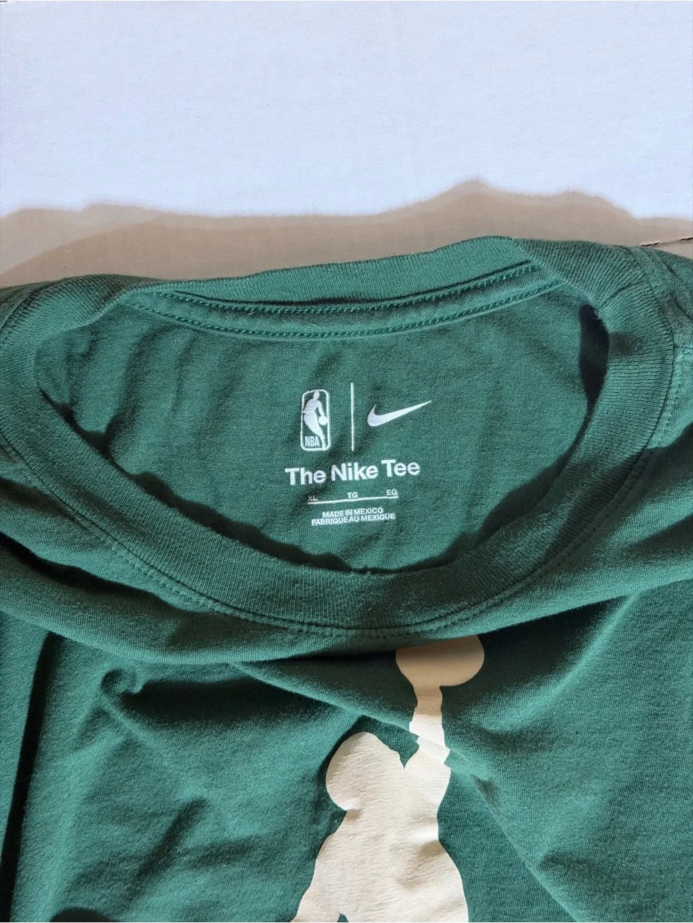 Nike Milwaukee Bucks Jumpman Graphic T-Shirt Green Men's XL
